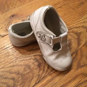 Kids white Keds sneakers
